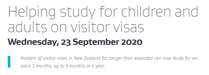 【快讯】访问签证也能上学半年了，且部分学生享有本地生待遇