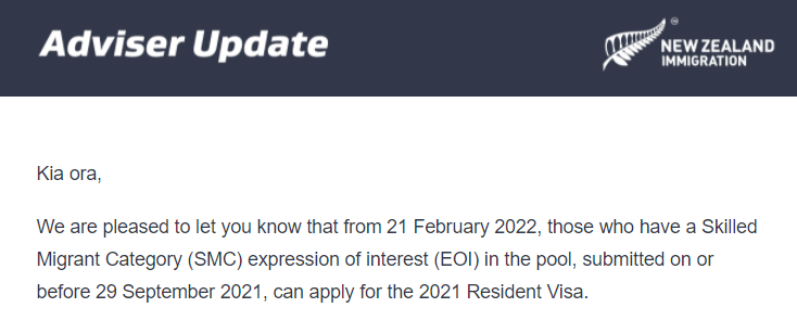 【突发要闻】2021居民签证第二批次提前开放申请！