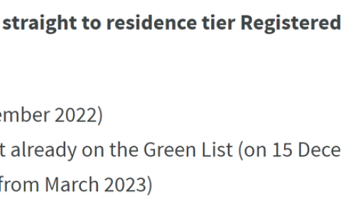 【20221212新政】绿色名单直接移民通道人群范围扩大！